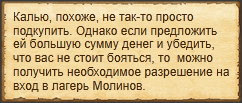 "Подкупить Калью"